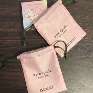 Brand new pink/green Kate Spade earring bag-two(2)